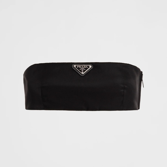 Prada Re-Nylon Bandeau Bralette Bra Top 38 IT - Picture 1 of 9